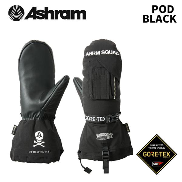 ASHRAM アシュラム グローブ POD BLACK ポッド ASRM24W05 24-25