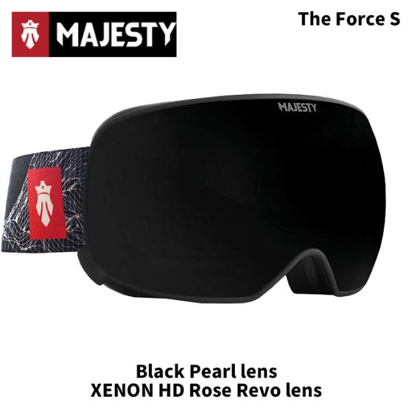 MAJESTY マジェスティ ゴーグル The Force Spherical black | pearl +
