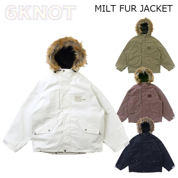 【女性用】6KNOT シックスノット ウェア【MILT FUR JACKET｜6K2617】26-27モデル ジャケット レディース