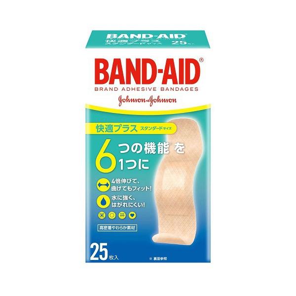 BANDーAID（バンドエイド） 快適プラス スタンダード 25枚 【一般医療