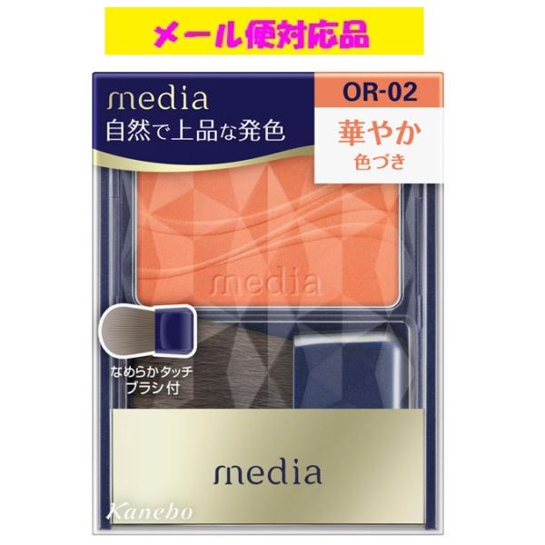 media カネボウ メディア ブライトアップチークS OR-02 2.8g media カネボウ メディア ブライトアップチークS OR-02 2.8g