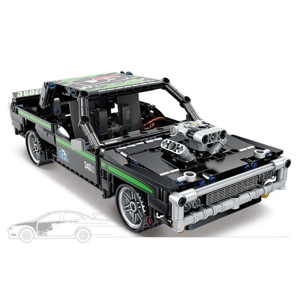 ブロック互換 レゴ 互換品 レゴプルバック車 フダッジチャレンジャー 