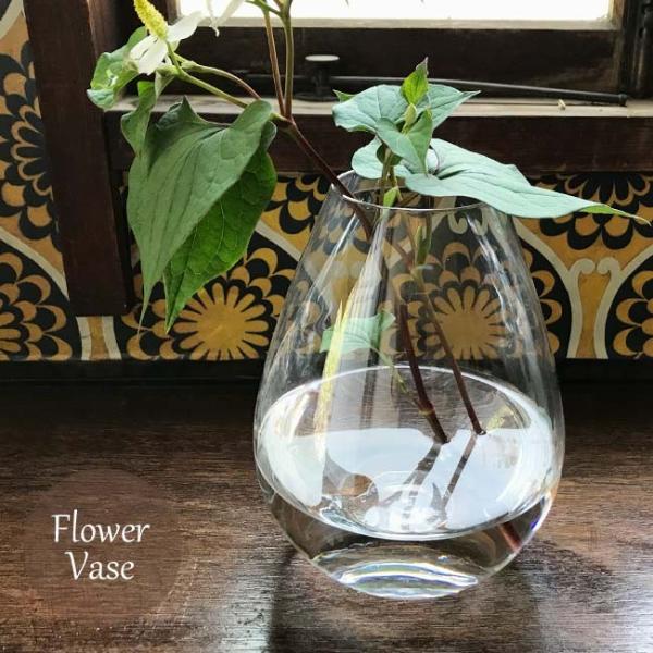 FlowerKitchen フラワーベース1個 硝子ベース 花瓶 ボブクラフト