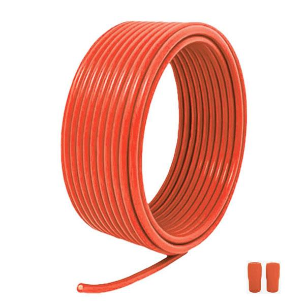 耐熱ビニル電線 UL1015 AWG18 赤 切り売り(1ｍ〜100ｍ) 絶縁キャップ付き 600V 機器内配線用