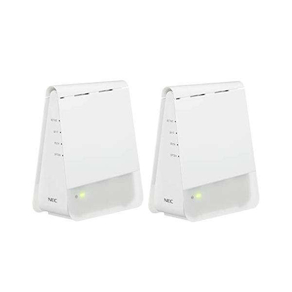 他サイト： NEC ルーター aterm WiFi6 メッシュルーター 親機&amp;中継機セットWi-Fi6 (11ax)/AX1800 ペアリング済み AM-AX1800HP/MSの商品画像