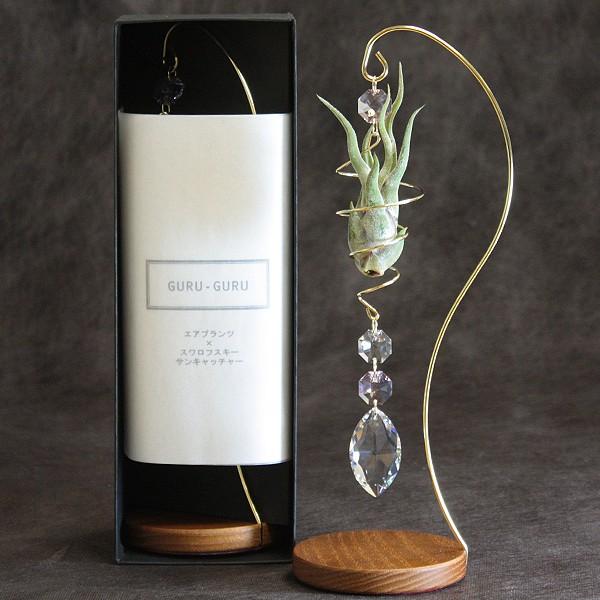 ぐるぐるサンキャッチャースタンド ゴールド オクタ2オーバルピア スワロフスキー 化粧箱 Amp エアプランツ付 Gr 1803stg Box エアプランツ観葉植物ふらここ 通販 Yahoo ショッピング