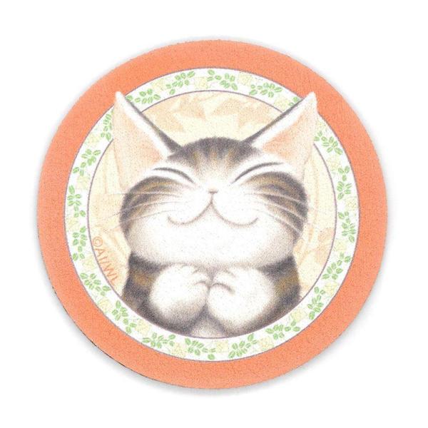 猫のダヤン ソフト珪藻土コースター~うんのいい~