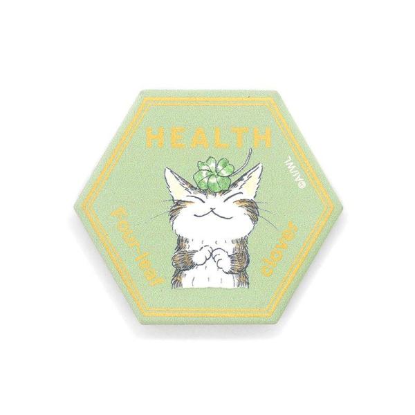 猫のダヤン 招福亀甲マグネット~健康~