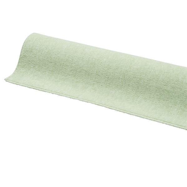 防ダニ 抗菌 防炎 完売 フリーカットカーペット 絨毯 261cm 352cm 日本製 敷詰め型 グリーン 江戸間6畳 長方形