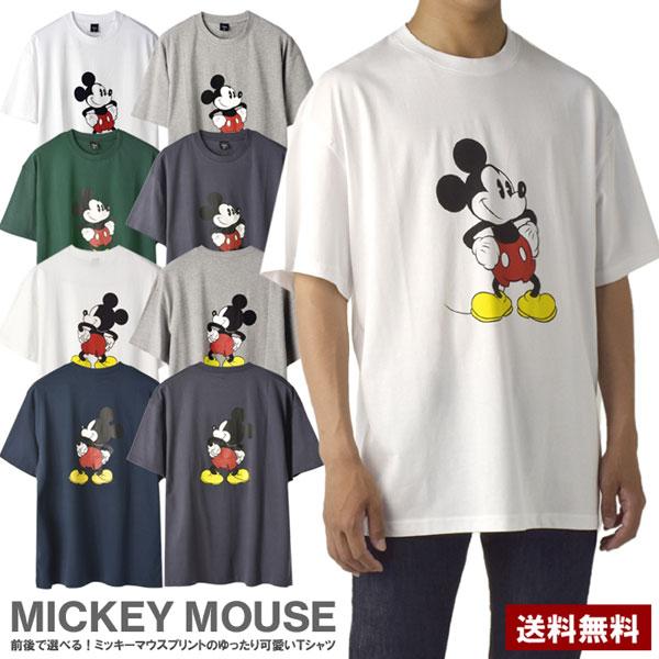 Disney（ディズニー） Tシャツ 半袖 メンズ ミッキーマウス ビッグ