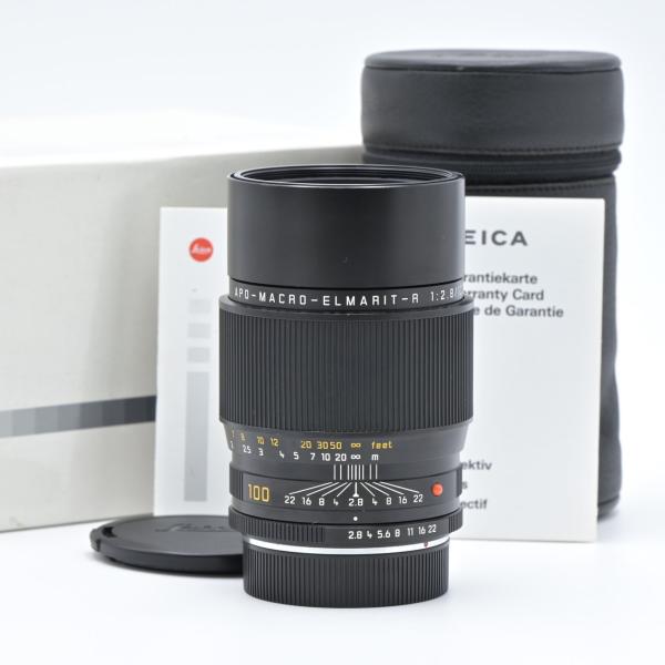 LEICA - 【中古】(ライカ) Leica アポマクロエルマリート R 100/2.8 3CAM 中古】(ライカ) Leica APO MACRO ELMARIT-R 100/2.8 3カム