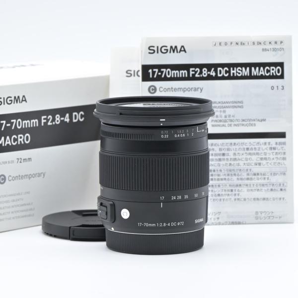 SIGMA 17-70/2.8-4 DC キャノン Sigma 17-70mm f/2.8-4 DC Macro OS HSM Lens for Canon Mount Digital