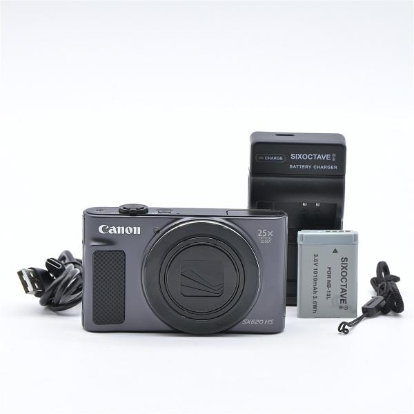 【美品】 Canon キャノン powershot SX620 HS ブラック CANON キヤノン PowerShot SX620 HS ブラック : フラッグシップカメラ