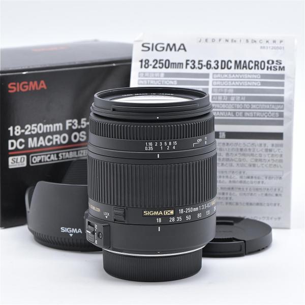 SIGMA シグマ 18-250mm F3.5-6.3 DC MACRO OS HSM ニコン用 : フラッグ