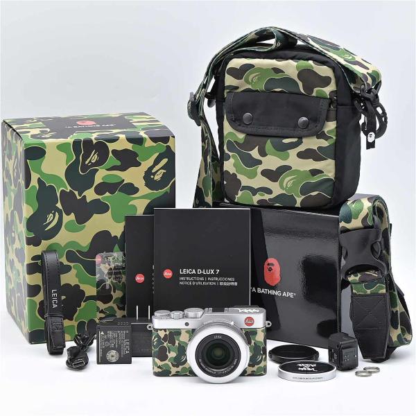 Leica ライカ D-LUX 7 A BATHlNG APE × STASH シルバー : フラッグ