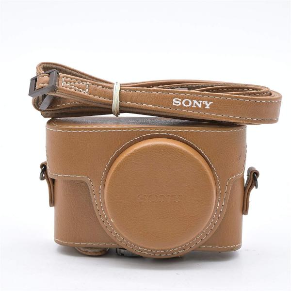 SONY ソニー デジタルカメラケース ジャケットケース ベージュ LCJ-RXF