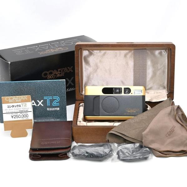 新品級｜ CONTAX T2 60th 60周年記念 ゴールド : フラッグシップカメラ