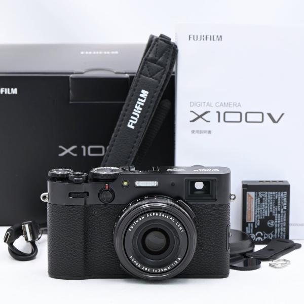 フジフイルム FUJIFILM X100V ブラック : フラッグシップカメラ