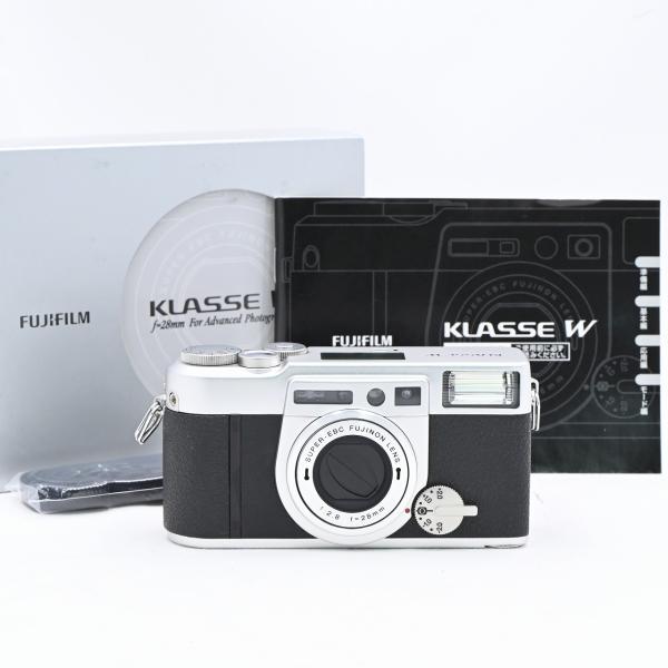 【フィルムカメラ】フジ KLASSE(シルバー） 中古】FUJIFILM 富士フイルム KLASSE シルバー コンパクト