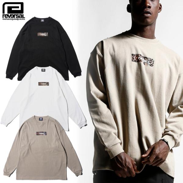 reversal（リバーサル） Tシャツ 長袖 オーバーサイズ ロンT/LEOPARD