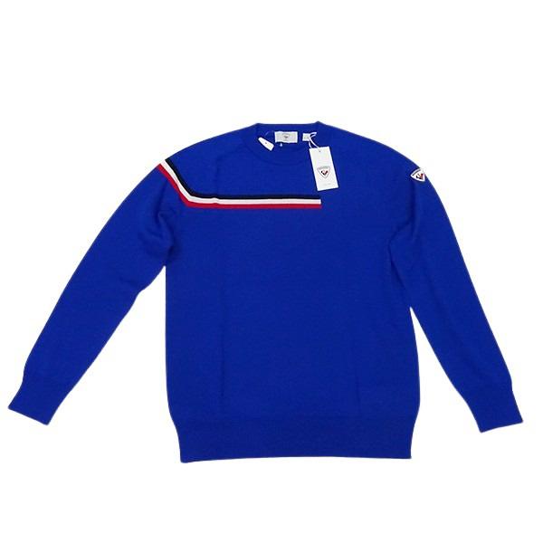 Rossignol ロシニョール ニットセーター サイズL ブルー メンズ