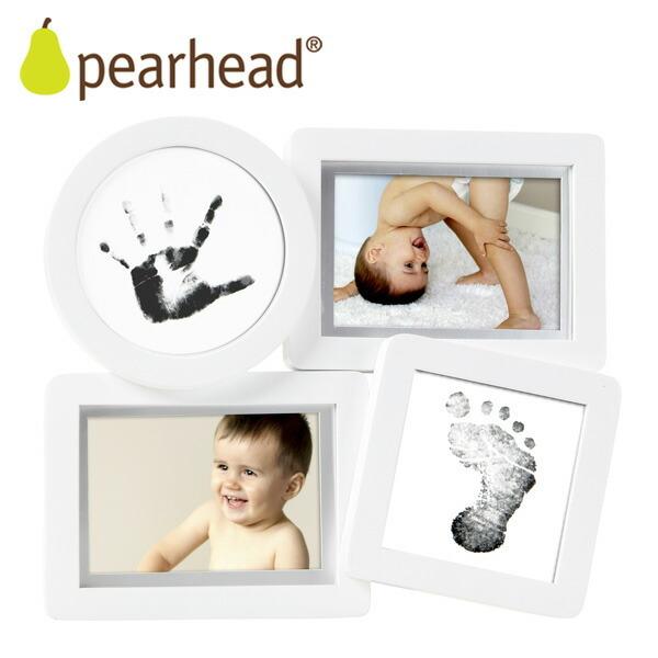 ■商品情報：ITEM SPECメーカー・ブランド pearhead（ペアヘッド）商品名 pearhead　ベビープリント・コラージュフレーム（ホワイト）カラー・デザイン ホワイト（DAD-NZPH13041）サイズ フレーム：約W295×D...