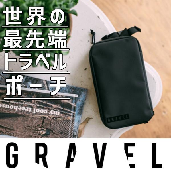 正規販売店　トラベル・ポーチ　スリム　バイ　グラヴェル　travel　pouch　SLIM　by　GRAVEL（HNDA）