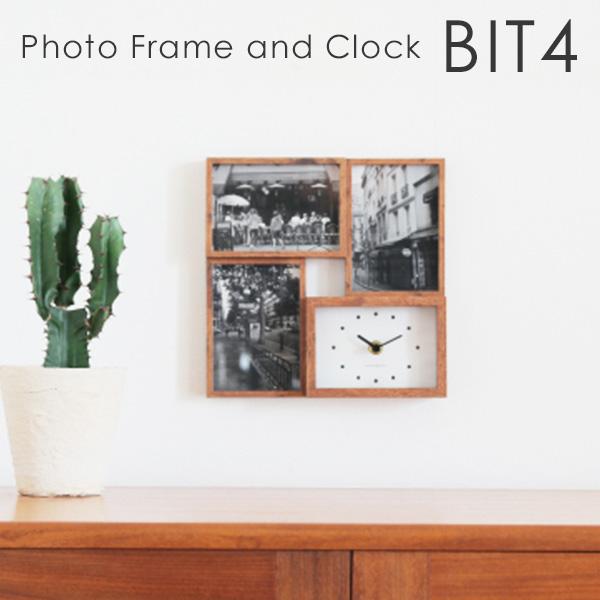 TAD フォトフレームクロック　ストラップ ノア精密 T-770 WH-Z フォトフレームクロックフラワー MAG