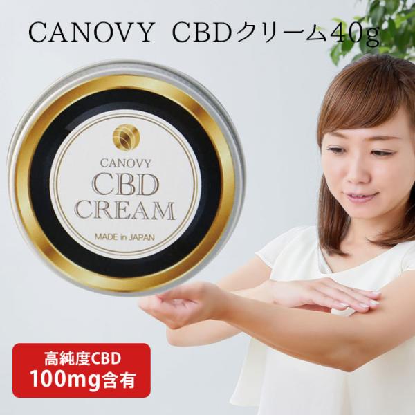 CBDN[ CANOVY 40g CBD CREAM xCBD 100mgܗL (DM)