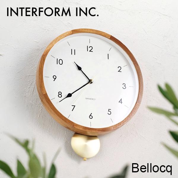 Bellocq べロック ウォールクロック CLー4261 壁掛け時計 振り子時計