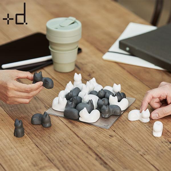 猫三昧　MTG セット ＋d Nego ネゴ ボードゲーム 猫 陣取りゲーム オブジェ 日本製