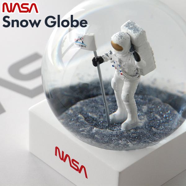 DETAIL NASA Snow Globe｜スノードーム スノーグローブ 宇宙飛行士 宇宙 ガラス オブジェ インテリア 置物 おしゃれ 宇宙雑貨 グッズ ギフト