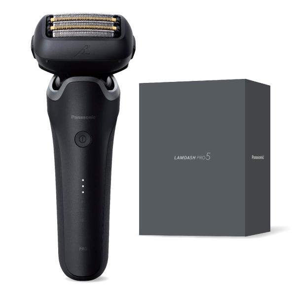 パナソニック メンズ シェーバー ラムダッシュ PRO 5枚刃 ラムダッシュAI ES-L551D-K マットブラック 充電中でも剃れる