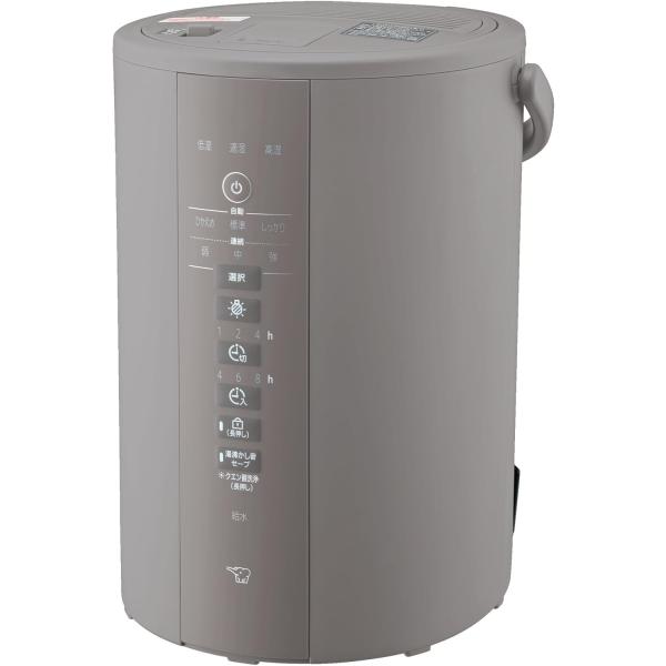 象印 加湿器 スチーム式 蒸気式 フィルター不要 お手入れ簡単 3.0L グレー EE-DE35-HA