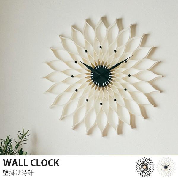 壁掛け時計 掛け時計 北欧 おしゃれ アート 花 フラワー ミッドセンチュリー If Cl 2946 フラップシップファニチャー 通販 Yahoo ショッピング