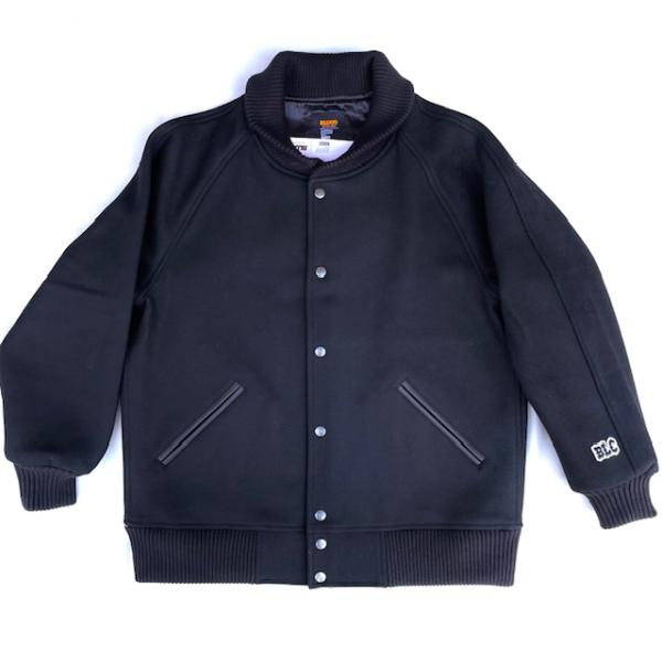 ブルコ　HEAVY MELTON PHARAOH COAT ブラック　XL BLUCO（ブルコ） Lサイズ BLUCO HEAVY MELTON PHARAOH COAT メルトン