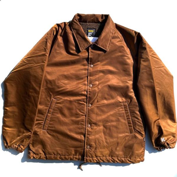 Mサイズ BLUCO BOA COACH JACKET ボア コーチジャケット ブルコ ブラウン色