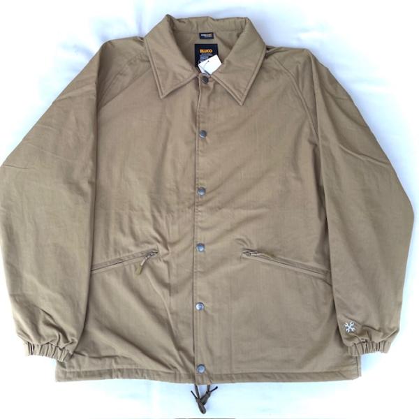 Lサイズ BLUCO ブルコ CORDURA リップストップ コーチジャケット カーキ ベージュ色