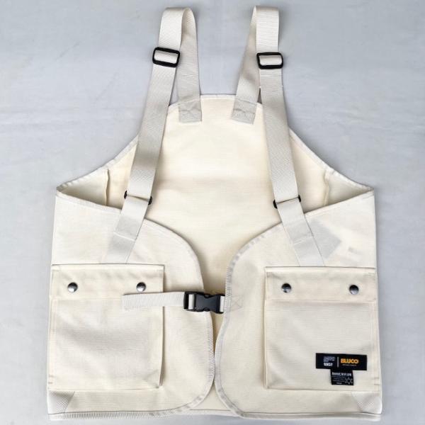 BLUCO（ブルコ） ブリックナイロン ユーティリティーベスト アイボリー