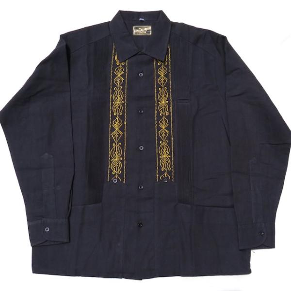 サイズ42 Estrella Standard L/S GUAYABERA REJILLADA 長袖キューバ