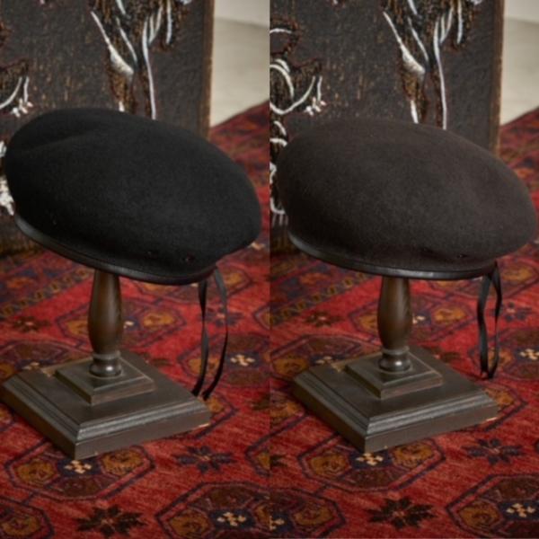 新品【Mr.FATMAN】ファットマン　VINCENT BASQUE ベレー帽 Mr.FATMAN VINCENT BASQUE BERET（ベレー帽） 5243006 BLACK - ザ