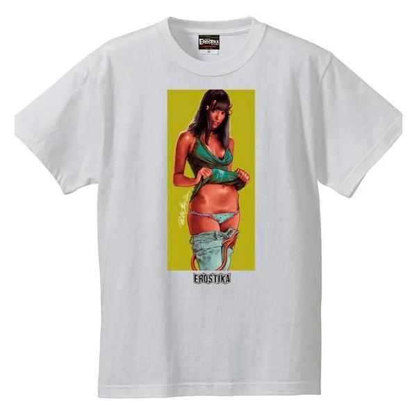 Lサイズ ロッキンジェリービーン EROSTIKA “RUNOVER WIFE” Tシャツ  