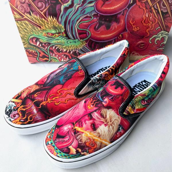 新品未開封 ロッキンジェリービーン エロスティカ 靴 スニーカー XL 29cm Lサイズ ロッキンジェリービーン Slip-on shoes スリッポン