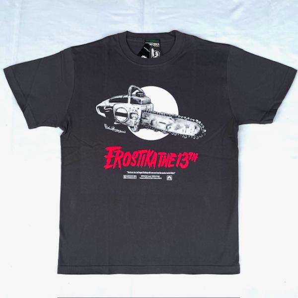 Lサイズ ロッキンジェリービーン EROSTIKA Chainsaw Massacre Tシャツ