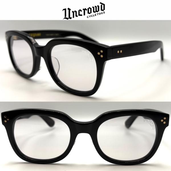 ライトグレーレンズ UNCROWD アンクラウド SHADE サングラス MODEL-SKYLINE BLACK/L.GRAY