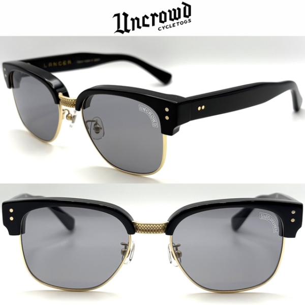グレーレンズ UNCROWD アンクラウド SHADE サングラス MODEL-LANCER BLACK/GRAY