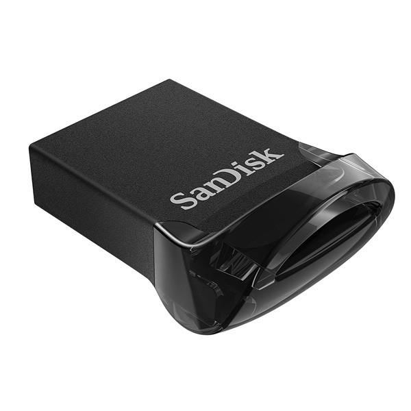32GB SanDisk サンディスク USBメモリー Ultra Fit USB 3.1 Gen1対応 R:130MB/s 超小型設計 ブラック 海外リテール SDCZ430-032G-G46 ◆メ