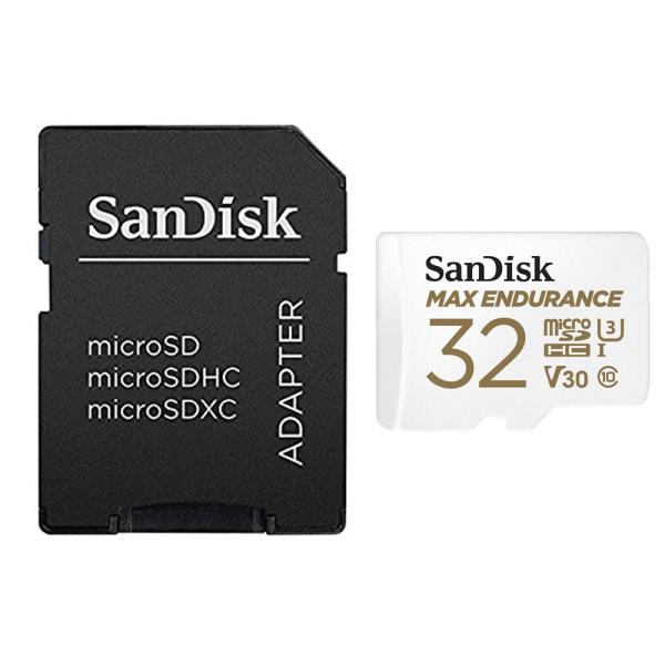 32GB microSDHC }CNSD SanDisk TfBXN MAX Endurance A^1.5 UHS-1 U3 V30 R:100MB/s W:40MB/s COe[ SDSQQVR-032G-GN6IA 