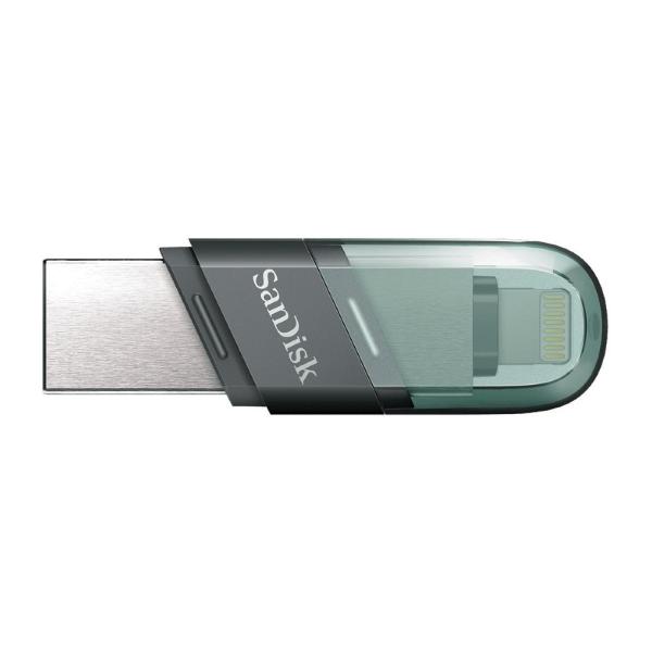 256GB USB iXpand Flash Drive Flip SanDisk TfBXN iPhone iPad/PCp Lightning + USB3.1-A Lbv COe[ SDIX90N-256G-GN6NE 