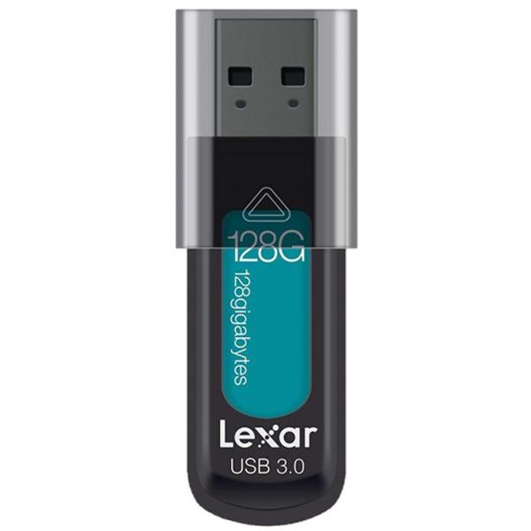 128GB USB USB3.0 Lexar LT[ JumpDrive S57 XChJo[ R:150MB/s ubN/eB[ COe[ LJDS57-128ABAP 